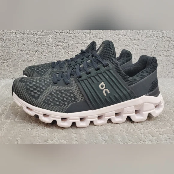 On Cloudswift Women's Size 8 Black Rock Athletic Running Sneakers Shoes 41.99581 - Picture 8 of 10